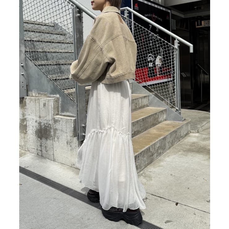 【w closet】シアーティアードスカート | PAL GROUP OUTLET | 詳細画像12 