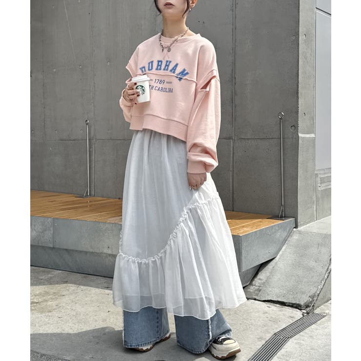 【w closet】シアーティアードスカート | PAL GROUP OUTLET | 詳細画像17 