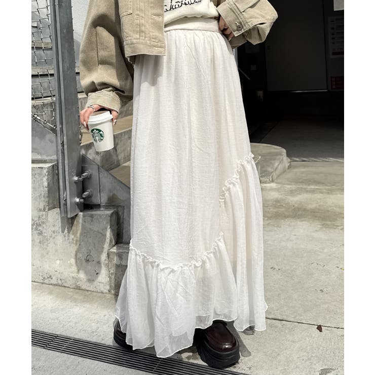 【w closet】シアーティアードスカート | PAL GROUP OUTLET | 詳細画像3 