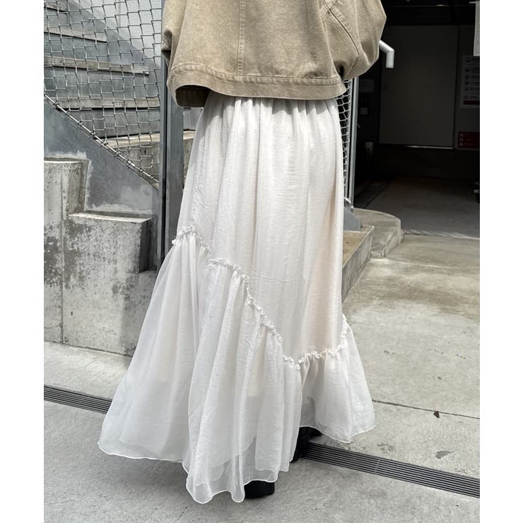 【w closet】シアーティアードスカート | PAL GROUP OUTLET | 詳細画像8 