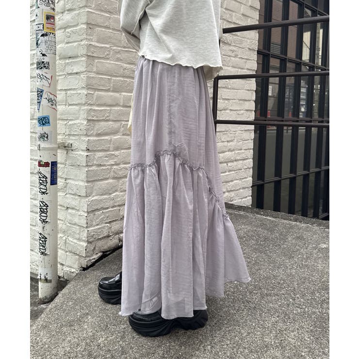 【w closet】シアーティアードスカート | PAL GROUP OUTLET | 詳細画像30 