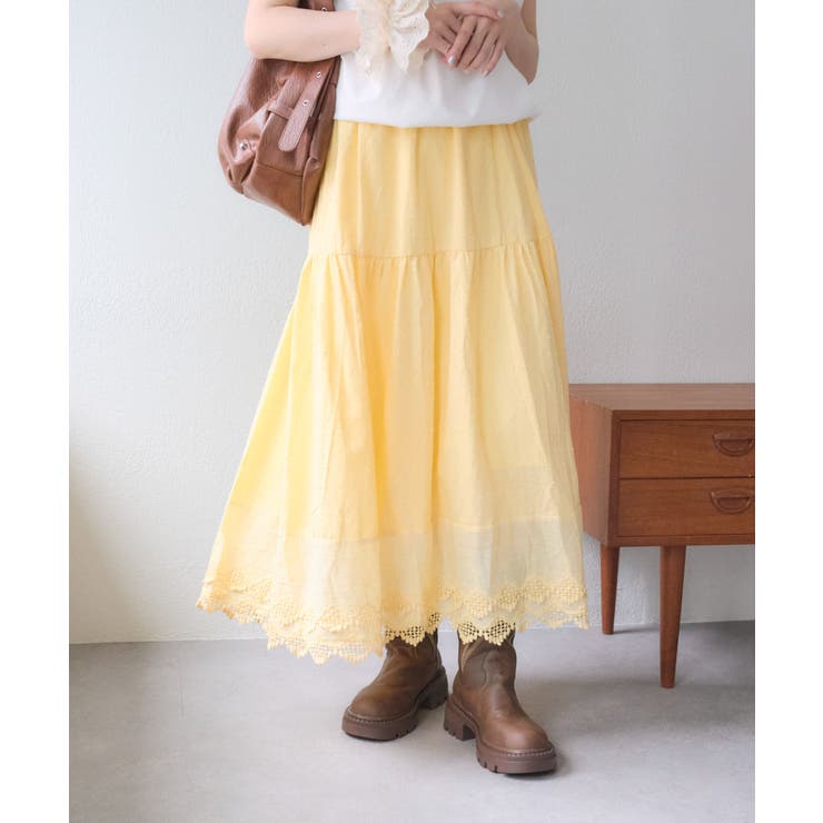 【w closet】ヴィンテージレーススカート | PAL GROUP OUTLET | 詳細画像9 