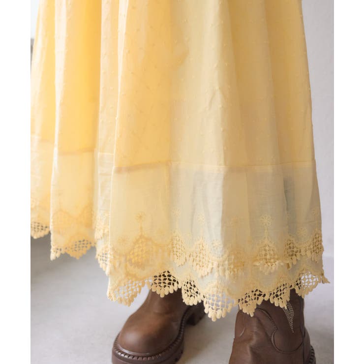 【w closet】ヴィンテージレーススカート | PAL GROUP OUTLET | 詳細画像12 