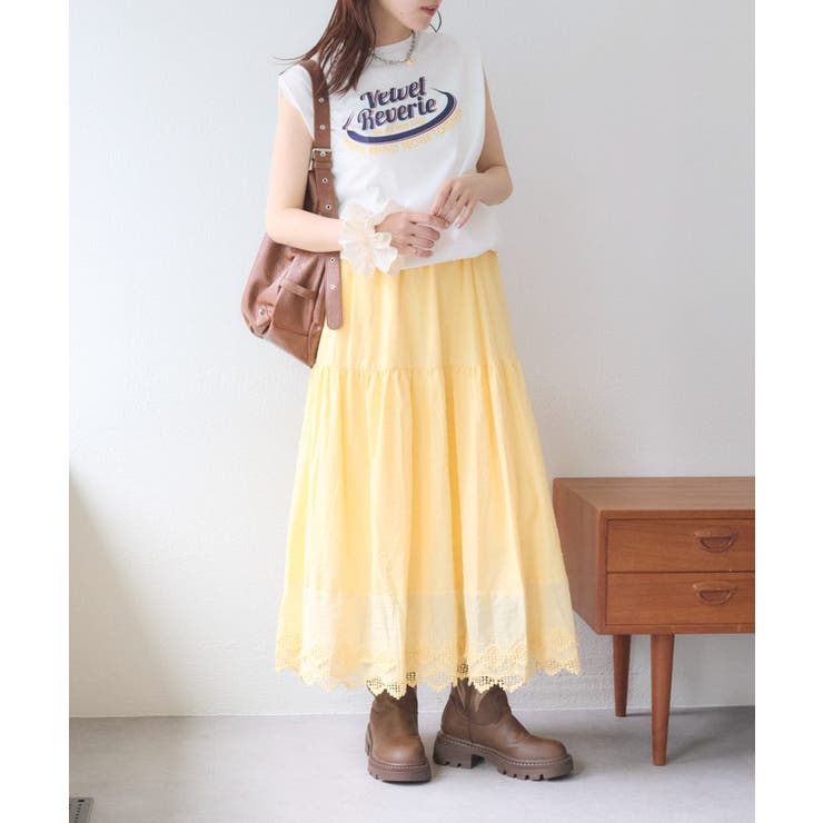 【w closet】ヴィンテージレーススカート | PAL GROUP OUTLET | 詳細画像14 
