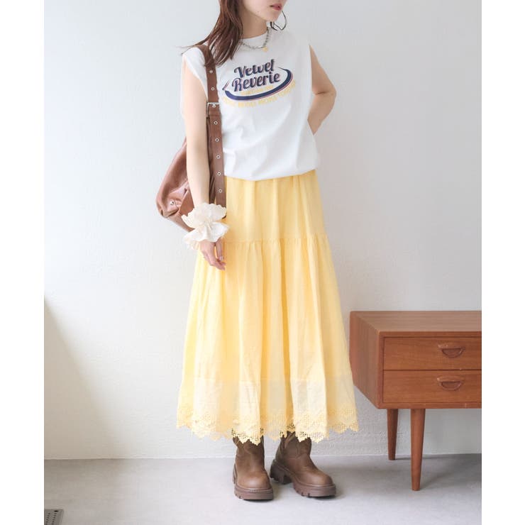 【w closet】ヴィンテージレーススカート | PAL GROUP OUTLET | 詳細画像15 