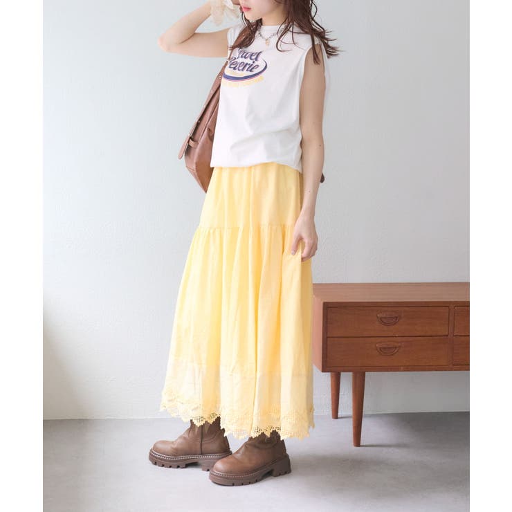 【w closet】ヴィンテージレーススカート | PAL GROUP OUTLET | 詳細画像22 
