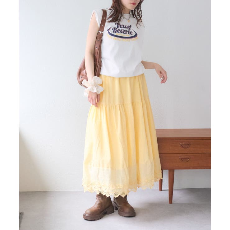 【w closet】ヴィンテージレーススカート | PAL GROUP OUTLET | 詳細画像23 