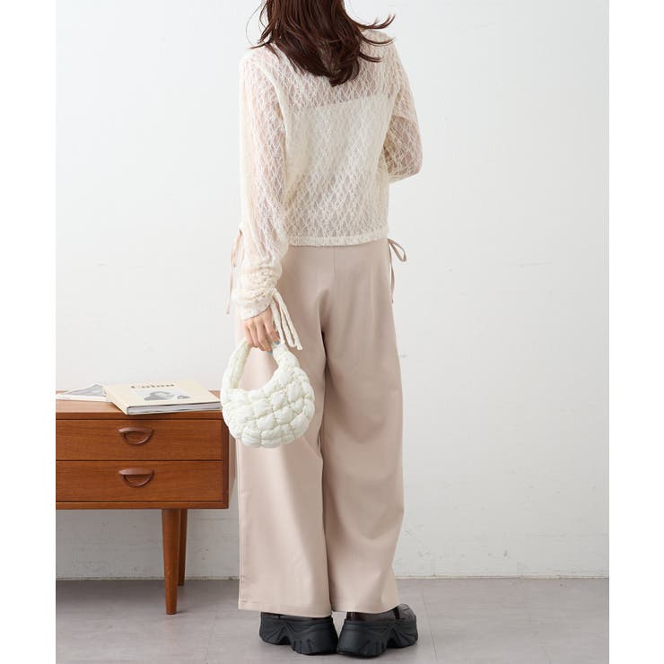 【w closet】リボンタックパンツ | PAL GROUP OUTLET | 詳細画像12 