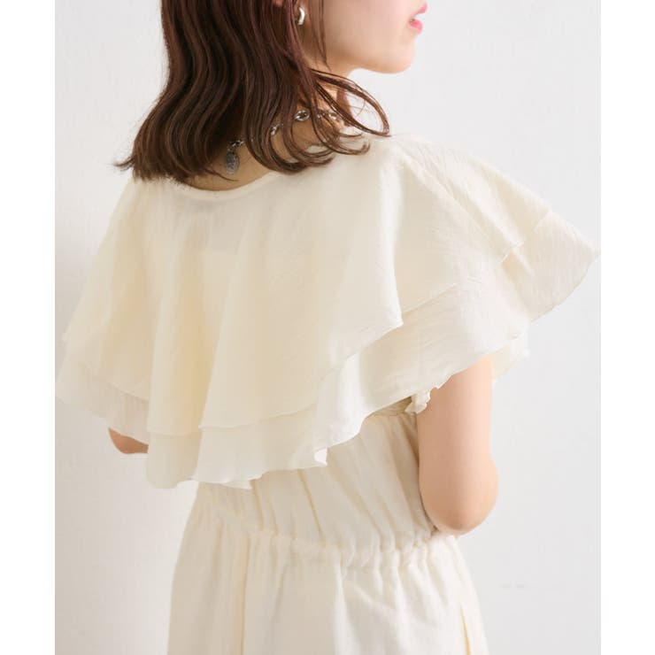 【w closet】フリル衿付きオールインワン | PAL GROUP OUTLET | 詳細画像22 