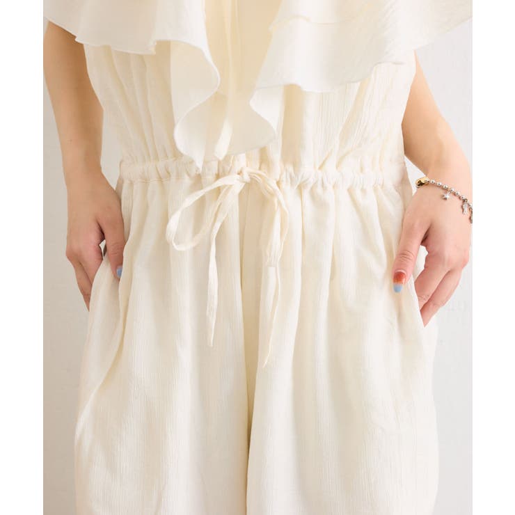 【w closet】フリル衿付きオールインワン | PAL GROUP OUTLET | 詳細画像24 