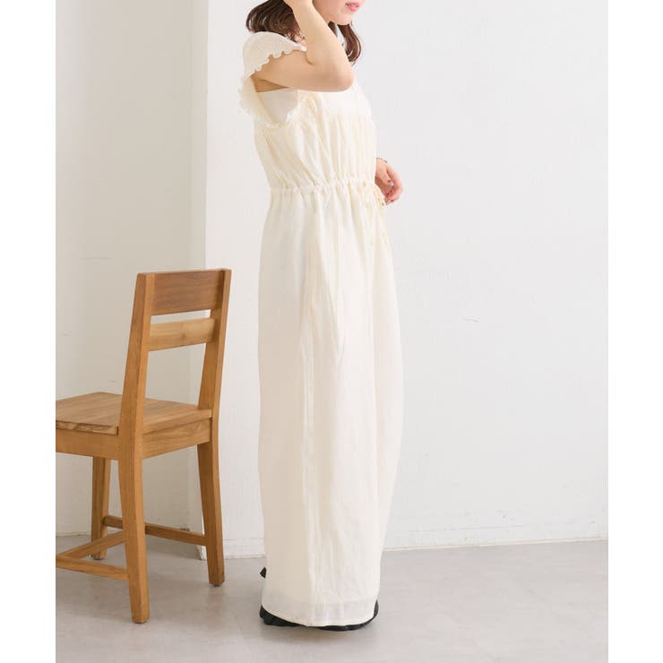 【w closet】フリル衿付きオールインワン | PAL GROUP OUTLET | 詳細画像29 