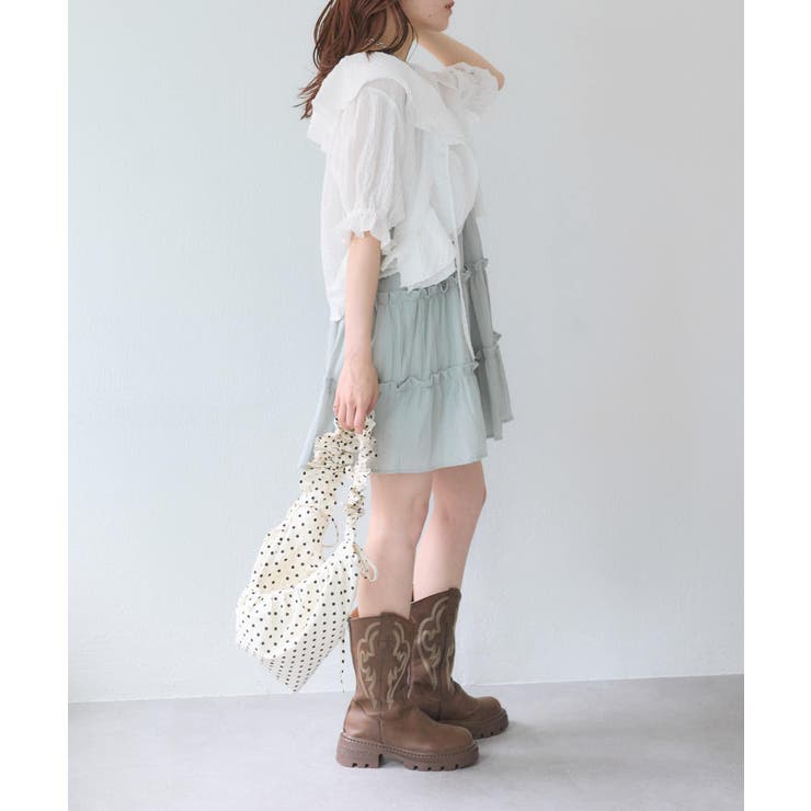 【w closet】ラッフルブラウス | PAL GROUP OUTLET | 詳細画像44 