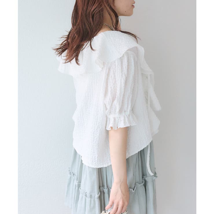 【w closet】ラッフルブラウス | PAL GROUP OUTLET | 詳細画像33 