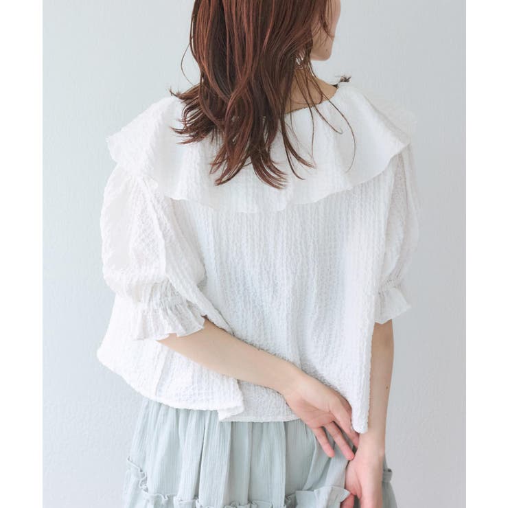 【w closet】ラッフルブラウス | PAL GROUP OUTLET | 詳細画像34 