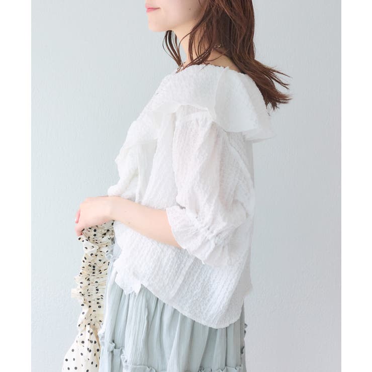 【w closet】ラッフルブラウス | PAL GROUP OUTLET | 詳細画像36 