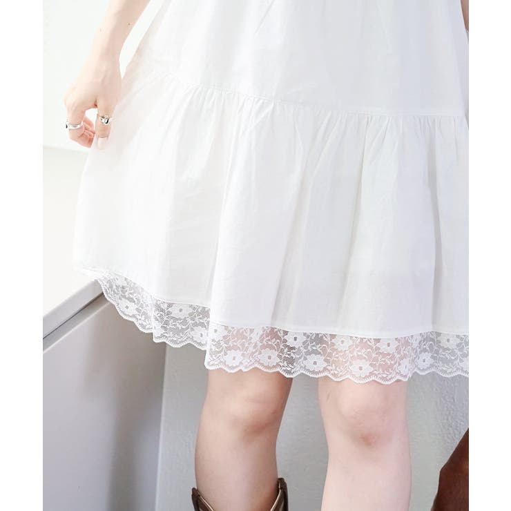 【w closet】vintageレースミニワンピース | PAL GROUP OUTLET | 詳細画像9 