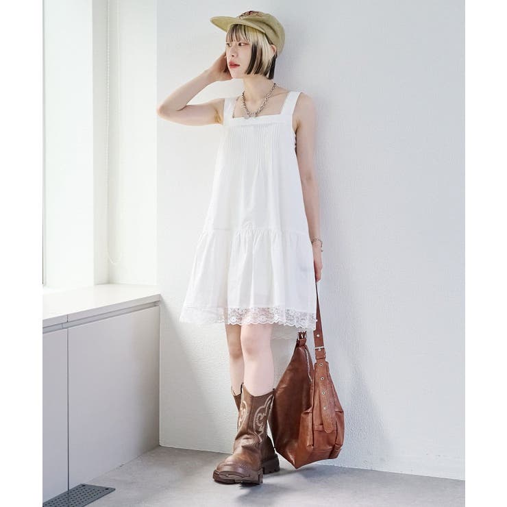 【w closet】vintageレースミニワンピース | PAL GROUP OUTLET | 詳細画像12 