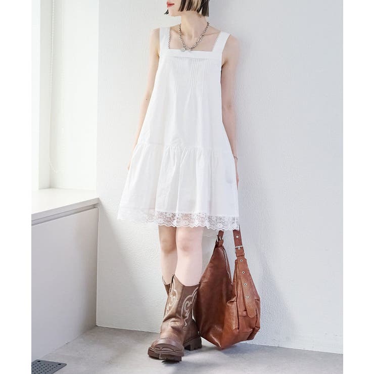 【w closet】vintageレースミニワンピース | PAL GROUP OUTLET | 詳細画像14 