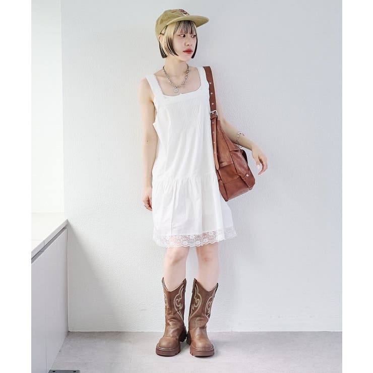 【w closet】vintageレースミニワンピース | PAL GROUP OUTLET | 詳細画像15 