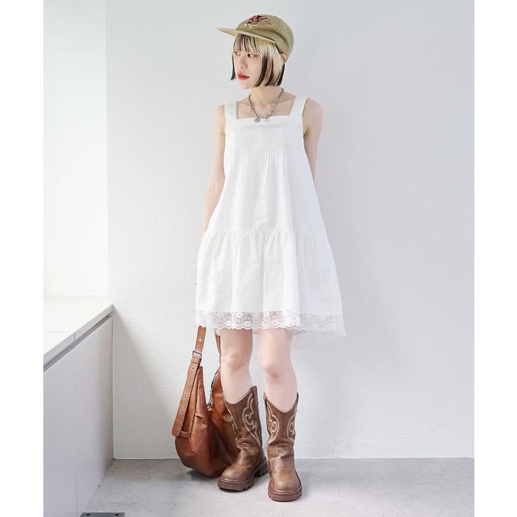 【w closet】vintageレースミニワンピース | PAL GROUP OUTLET | 詳細画像16 