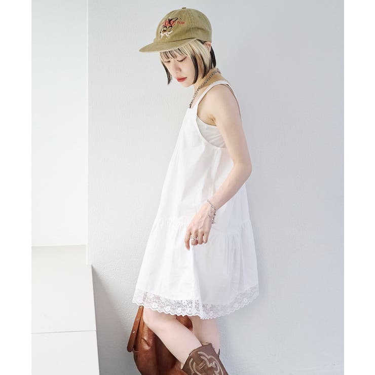 【w closet】vintageレースミニワンピース | PAL GROUP OUTLET | 詳細画像5 