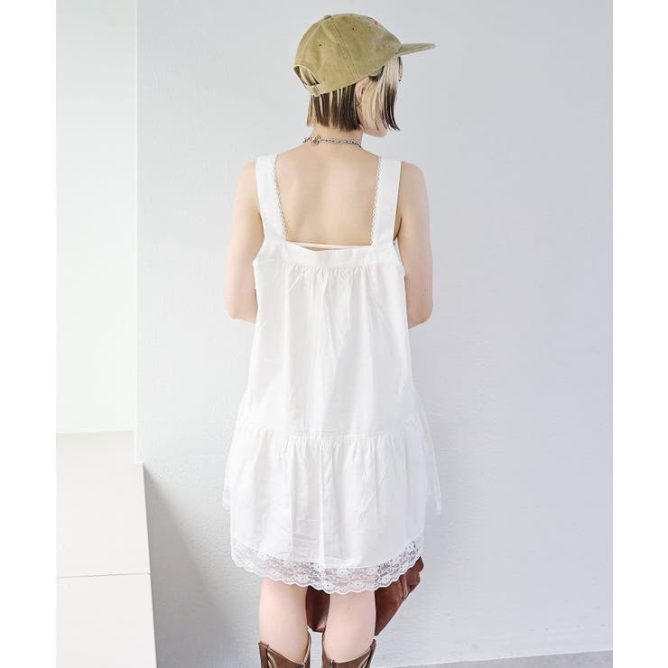 【w closet】vintageレースミニワンピース | PAL GROUP OUTLET | 詳細画像6 