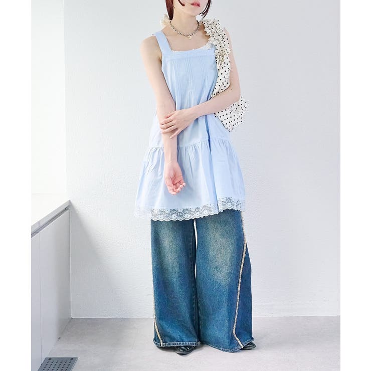 【w closet】vintageレースミニワンピース | PAL GROUP OUTLET | 詳細画像41 