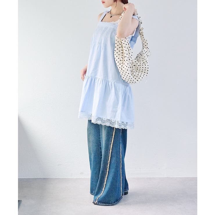 【w closet】vintageレースミニワンピース | PAL GROUP OUTLET | 詳細画像47 