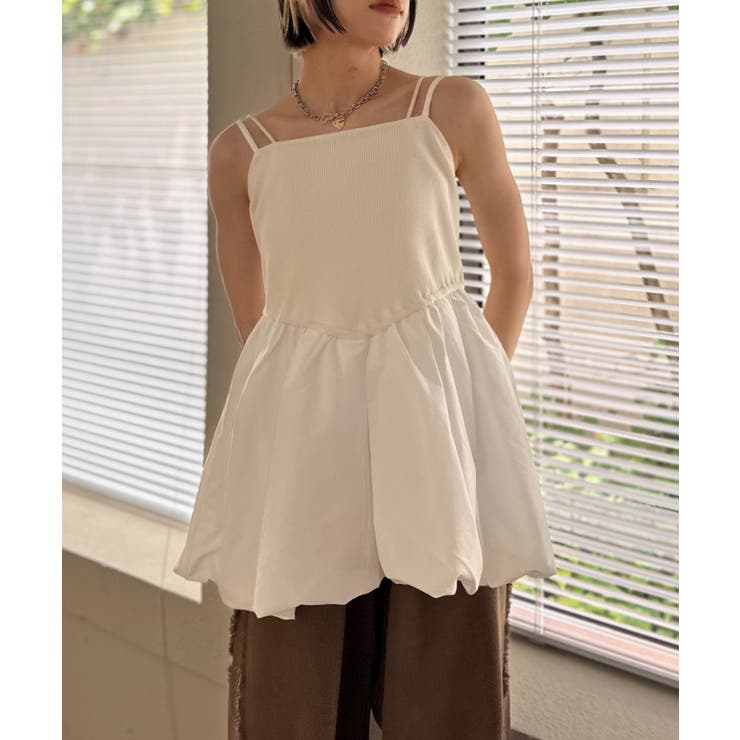 【w closet】バルーンベアキャミ | PAL GROUP OUTLET | 詳細画像1 