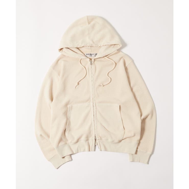 IVY | Sourcream ワッフルFADEジップパーカー | PAL GROUP OUTLET