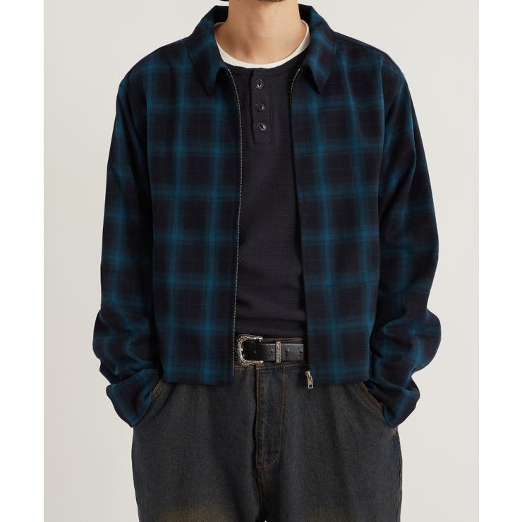 【WHO'S WHO gallery】KOOKYNチェックジップブルゾン | PAL GROUP OUTLET | 詳細画像1 