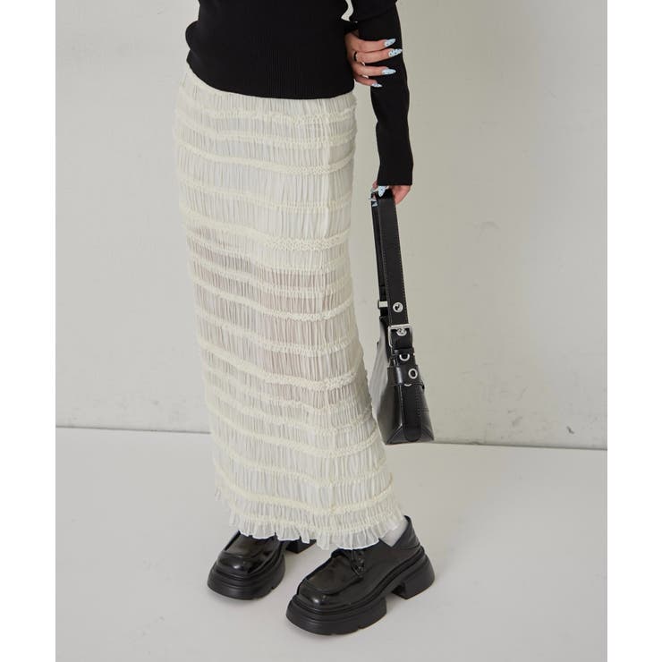 IVY | 【WHO'S WHO gallery】スタンドフリルナロースカート | PAL GROUP OUTLET