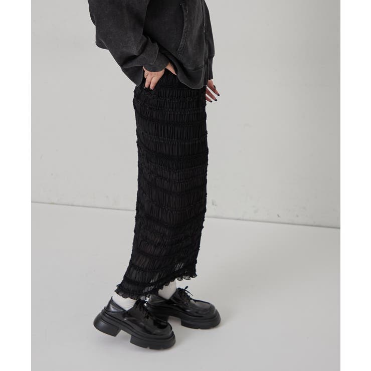 【WHO'S WHO gallery】スタンドフリルナロースカート | PAL GROUP OUTLET | 詳細画像7 