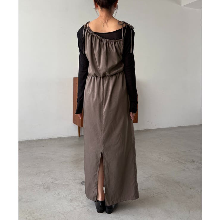 【CAPRICIEUX LE'MAGE】アシメ2WAYキャミワンピ | PAL GROUP OUTLET | 詳細画像39 