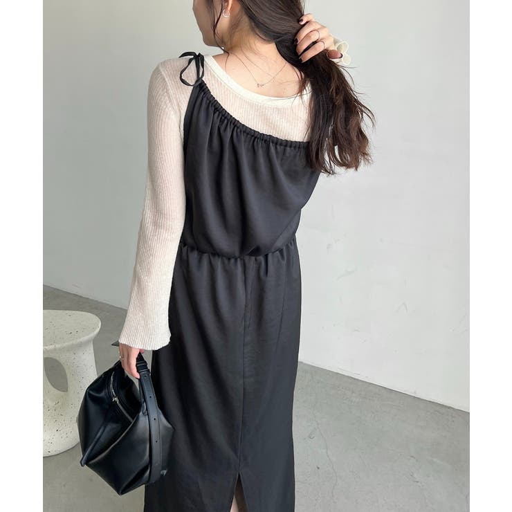 【CAPRICIEUX LE'MAGE】アシメ2WAYキャミワンピ | PAL GROUP OUTLET | 詳細画像28 