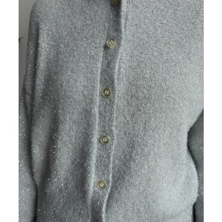 【DouDou】ラメ前後2WAYカーディガン | PAL GROUP OUTLET | 詳細画像37 