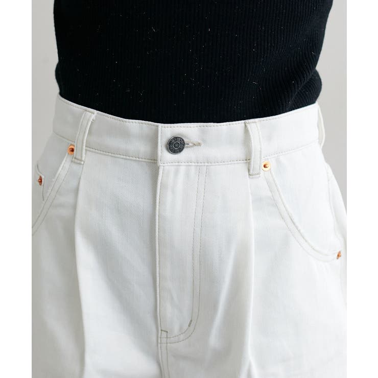【Discoat】撥水加工ホワイトデニムパンツ | PAL GROUP OUTLET | 詳細画像10 