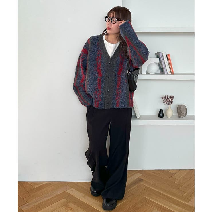 【Discoat】ジャガードオーバーカーディガン | PAL GROUP OUTLET | 詳細画像17 