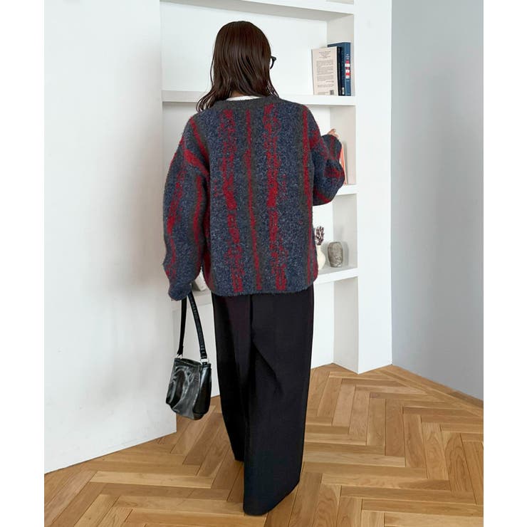 【Discoat】ジャガードオーバーカーディガン | PAL GROUP OUTLET | 詳細画像18 