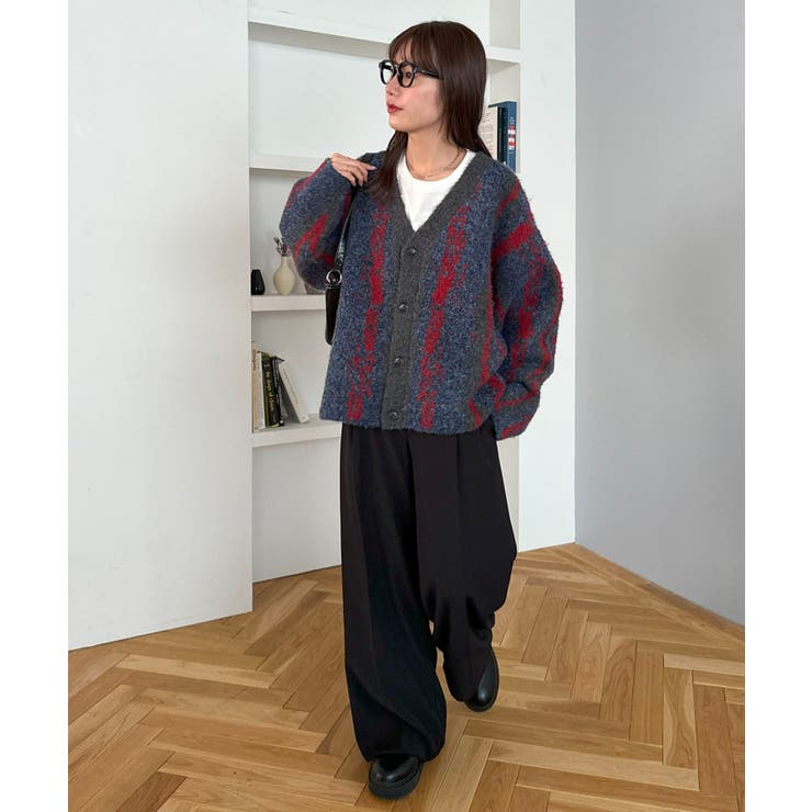 【Discoat】ジャガードオーバーカーディガン | PAL GROUP OUTLET | 詳細画像16 