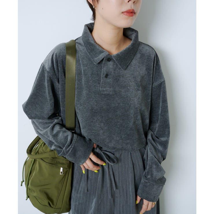CCL | 【Kastane】VELOUR POLO SHIRT | PAL GROUP OUTLET