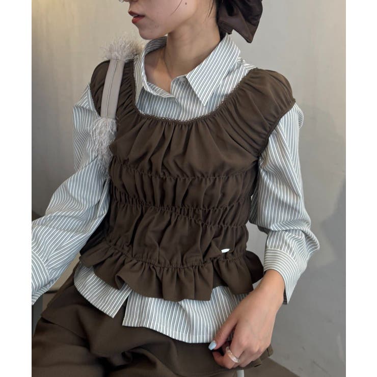 【CIAOPANIC TYPY】【TERIO韓国企画】シャーリングビスチェ付… | PAL GROUP OUTLET | 詳細画像27 