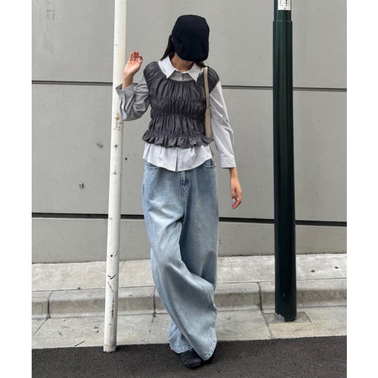 【CIAOPANIC TYPY】【TERIO韓国企画】シャーリングビスチェ付… | PAL GROUP OUTLET | 詳細画像5 