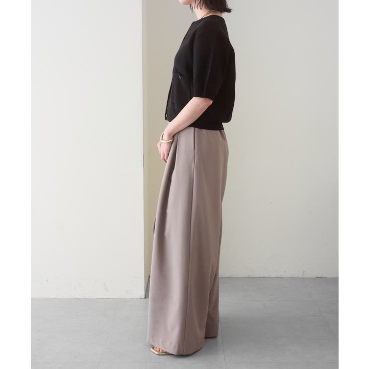 【Omekashi】ダブルタックイージーパンツ | PAL GROUP OUTLET | 詳細画像15 