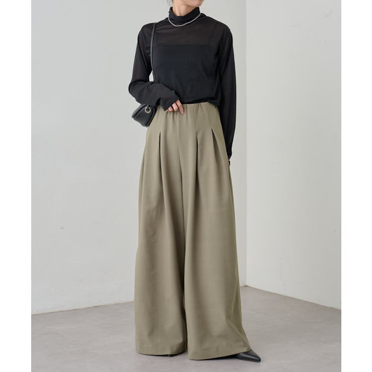 【Omekashi】ダブルタックイージーパンツ | PAL GROUP OUTLET | 詳細画像22 