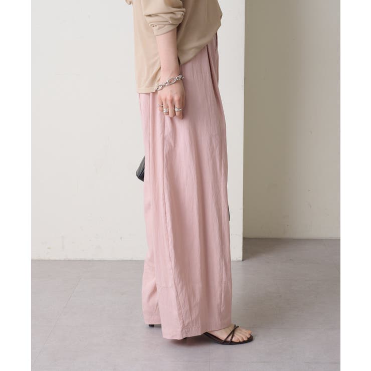 【Omekashi】ドロストカーブパンツ | PAL GROUP OUTLET | 詳細画像4 