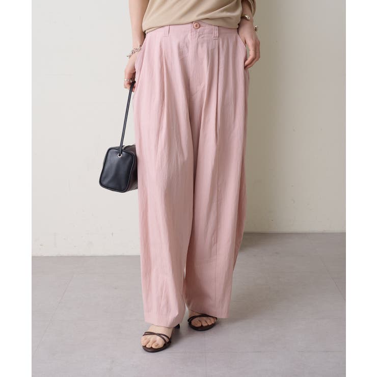 【Omekashi】ドロストカーブパンツ | PAL GROUP OUTLET | 詳細画像5 