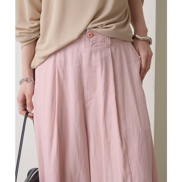 【Omekashi】ドロストカーブパンツ | PAL GROUP OUTLET | 詳細画像6 