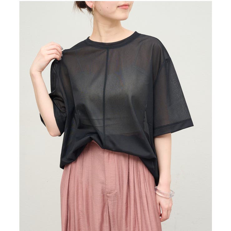 BLK | 【Omekashi】シアーカットプルオーバー | PAL GROUP OUTLET