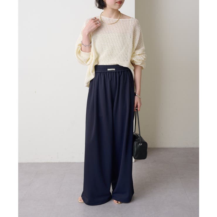 【Omekashi】メッシュワイドニットプルオーバー | PAL GROUP OUTLET | 詳細画像48 